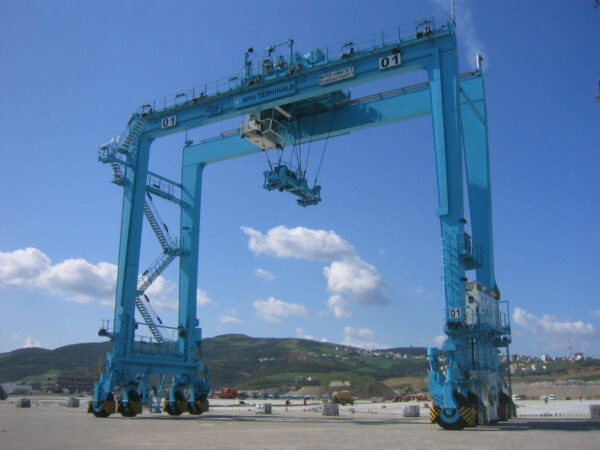 100ton Rubber Tire Gantry Crane