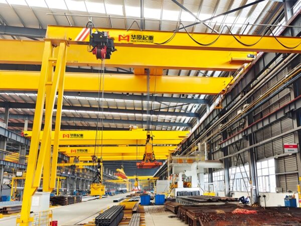 Electric hoist semi-gantry crane