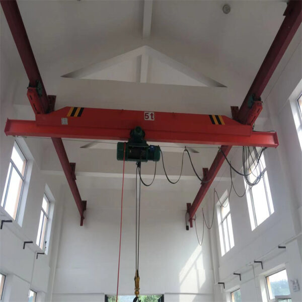 Electric driven single girder suspension crane